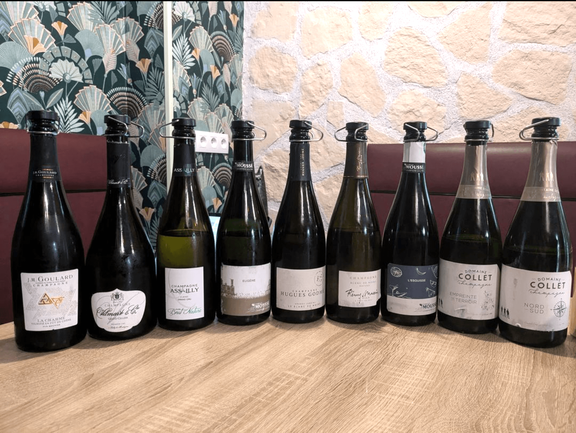 Bouteilles de vin
