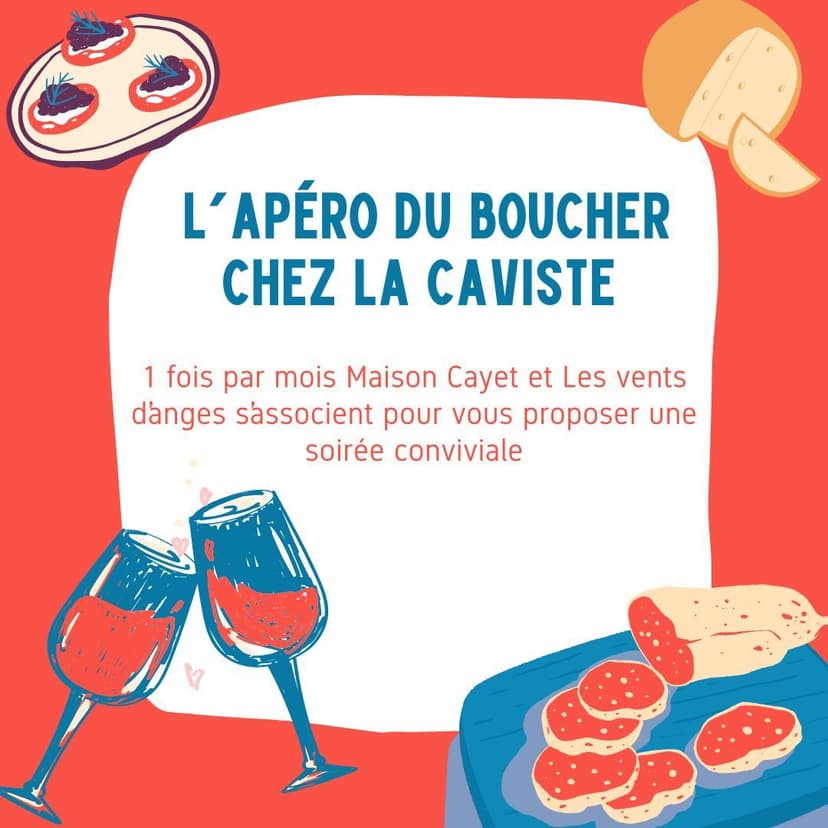 L'apéro du boucher chez la caviste